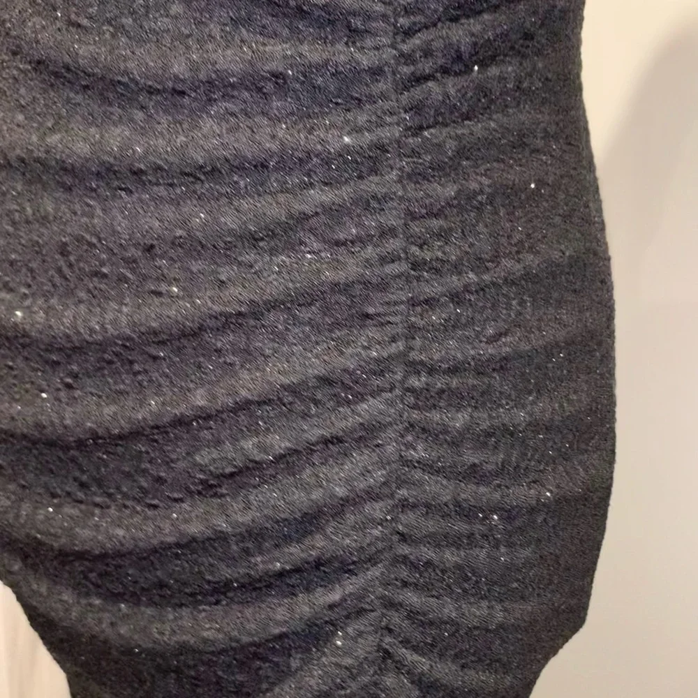 WINDSOR sparkle black vneck high cut formal prom dress size medium large 10 - Picture 9 of 13